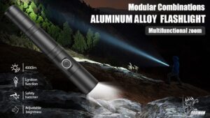 Kickstarter - Modular combination flashlight with 8 functions