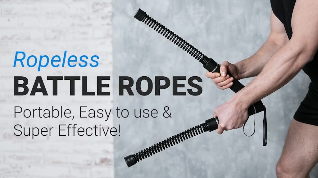 Kickstarter - Ropeless Battle Ropes—Portable, Easy to use, Super Effective