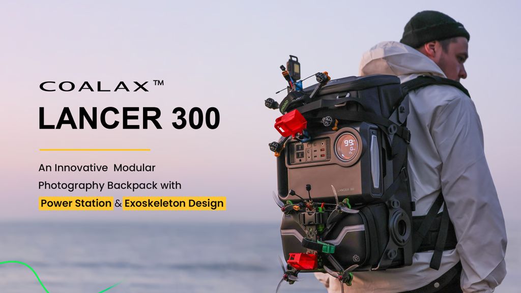 Lancer 300 Modular Backpack with Power and Selfie Stick
