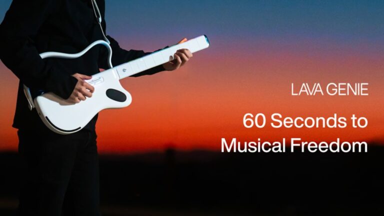 Kickstarter - LAVA GENIE Sampler Guitar 60 Seconds to Musical Freedom