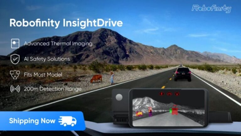 Indiegogo - Robofinity 1st AI-Powered Thermal Imaging Dashcam