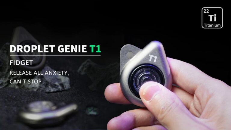 Kickstarter - Droplet Genie T1-A unique metal toy for the fingertips