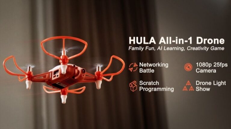 Kickstarter - HULAFamily Fun, AI Learning, Creativity Game All-in-1 Drone
