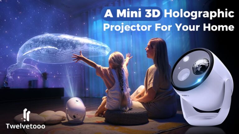 Kickstarter - Twelvetooo A Mini 3D Holographic Projector for Your Home