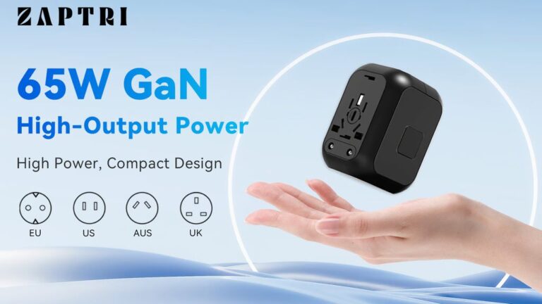 Kickstarter - Zaptri Universal Travel Charger Your Passport to Power