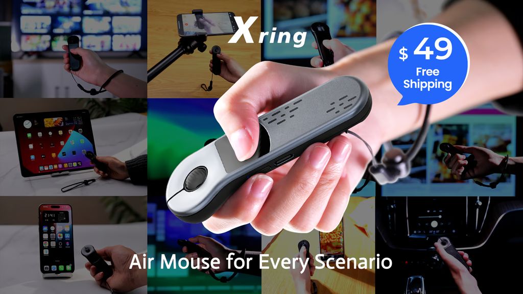 Kickstarter - Xring D13 Air Mouse for All Devices and Scenarios