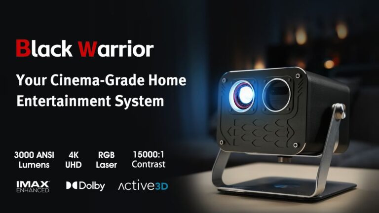 Kickstarter - Black Warrior Cinematic 4K RGB 3D GTV & KTV Laser Projector