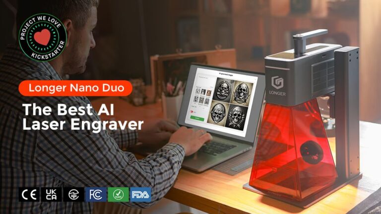 Kickstarter - Longer Nano Duo The Best AI Laser Engraver