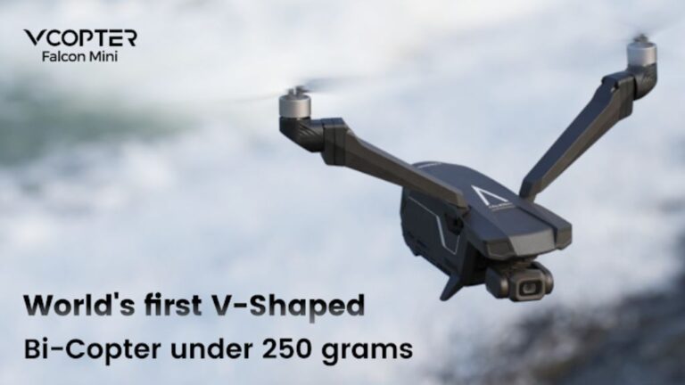 Indiegogo - Falcon Mini - First V-Shaped Bi-Copter under 250g
