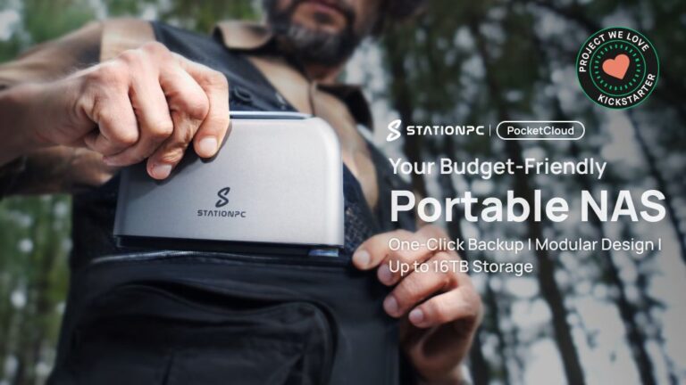 Kickstarter - PocketCloud Portable NAS That Backs Up Your World On the Go