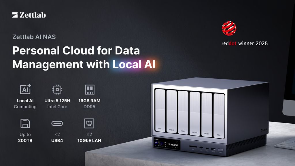 Kickstarter - Zettlab AI NAS Personal Cloud for Smart Data Management