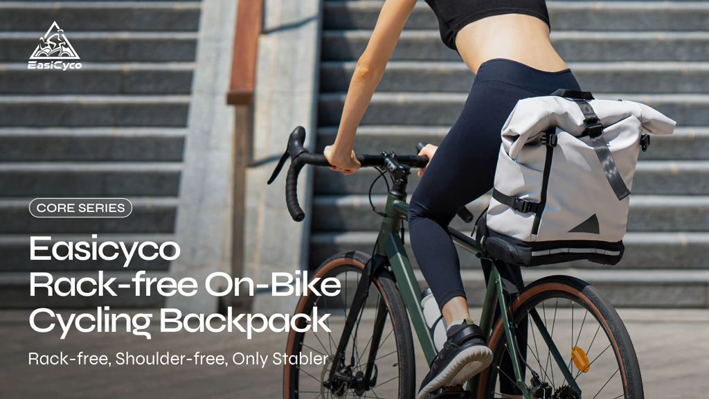 Kickstarter - EASICYCO：RACK-FREE ON-BIKE CYCLING BACKPACK