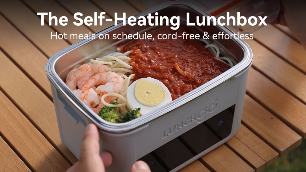 Kickstarter - LunchGO The World's First Smart Self-Heating Lunchbox