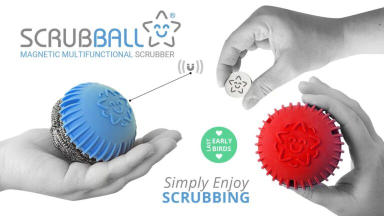 Kickstarter - SCRUBBALL The Easy-to-Use Quick Access Magnetic Scrubber