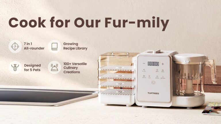 Kickstarter - TOPTREES World's 1st 7-in-1 Pet Treats Maker with Recipes