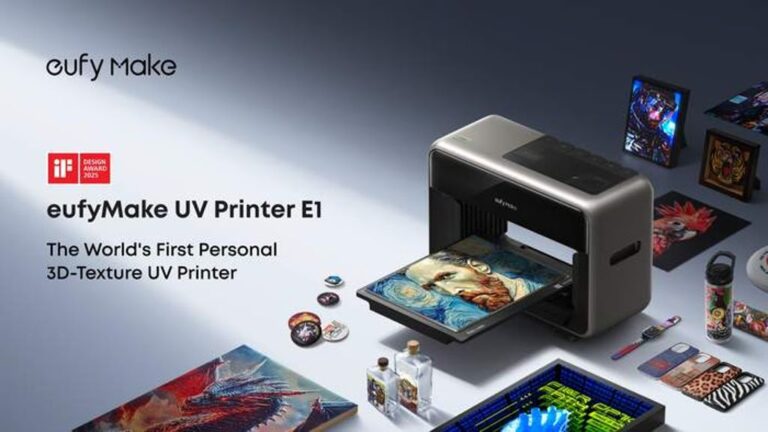 Kickstarter - eufyMake E1 the First Personal 3D-Texture UV Printer