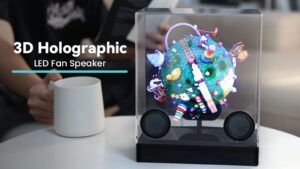 Kickstarter - 3D Holographic Fan LED Speaker - Redefine AV Experience
