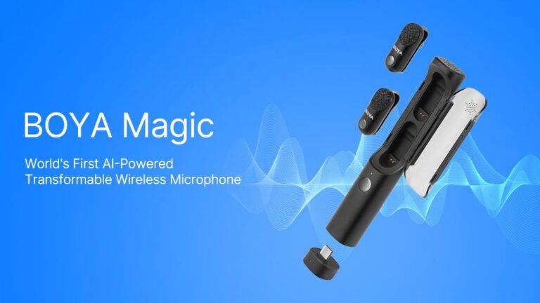 Kickstarter - BOYA MagicWorld’s 1st AI-Powered Transformable Wireless Mic