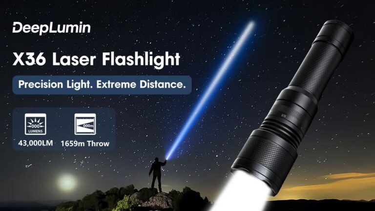 Kickstarter - DeepLumin X36 Powerful Outdoor and Diving Laser Flashlight
