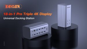Kickstarter - EGIOZR 18-in-1 Pro Triple 4K Display Docking Station