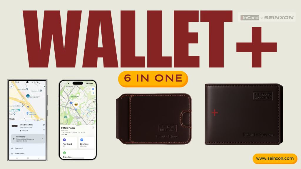 Kickstarter - InCard Seinxon Trackable Wallet+ 6 in One