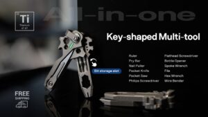 Kickstarter - KeyMaster 2.0 The Upgraded 18-in-1 Titanium EDC Tool