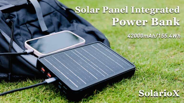 Kickstarter - SolarioX NEXT-GEN Solar Panel Integrated 140W PD Powerbank