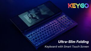 Kickstarter - KeyGo — Ultra-Slim Folding Keyboard with Smart Touch Screen