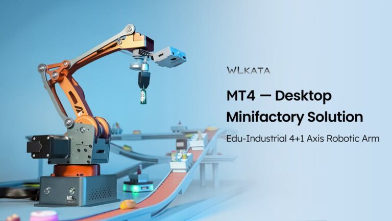 Kickstarter - MT4 Robotic Arm Edu-Industrial Desktop MiniFactory