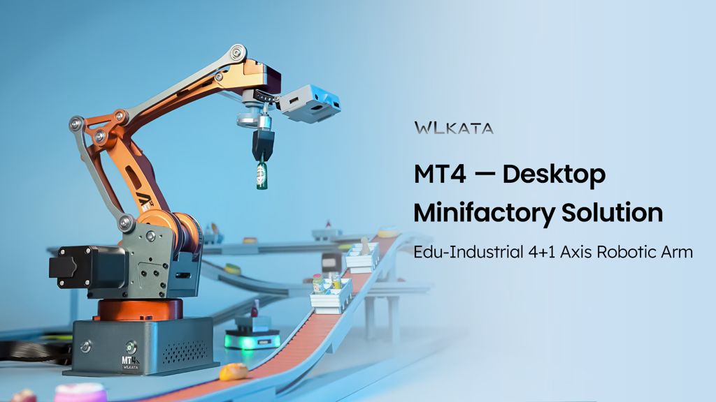 Kickstarter - MT4 Robotic Arm Edu-Industrial Desktop MiniFactory