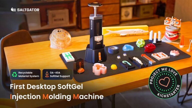 Kickstarter - SALTGATOR The 1st Desktop SoftGel Injection Molding Machine