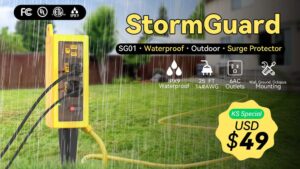 Kickstarter - StormGuard–Waterproof Surge Protector for All Outdoor Usages