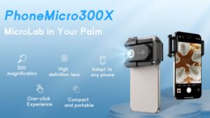 Kickstarter - The World in 300X Universal Microscope Lens for Smartphones