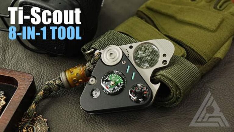 Kickstarter - Ti-Scout——The most powerful triangle hardcore EDC companion