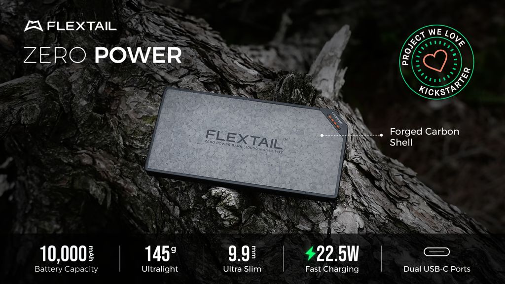 Kickstarter - Zero Power Race-Grade, Pocket-Size 10,000mAh Power Bank