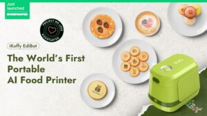 Kickstarter - iKoffy EdiBot the First AI Portable Full-Color Food Printer