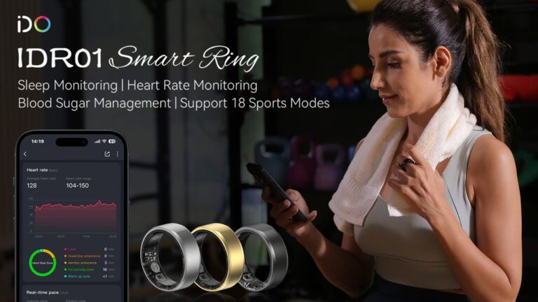 Kickstarter -IDR01 Smart Ring 18 Sports Modes & Health Protection