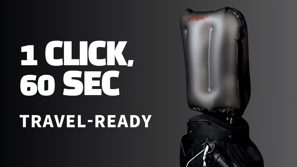 Kickstarter - OXYBAG – 5-Layer Air-Cushion Golf Club Protector