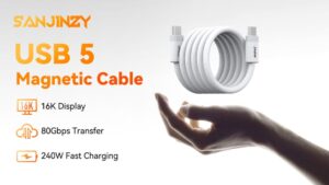 Kickstarter - SANJINZY Gen2 Magnetic USB 5 Fully Functional Cable