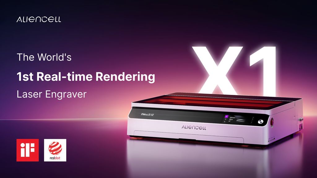 Kickstarter - The World's 1st Real-time Rendering Laser Engraver