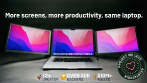 Kickstarter - Trio 3 & Trio 3 Pro Triple Your Laptop’s Screen Space