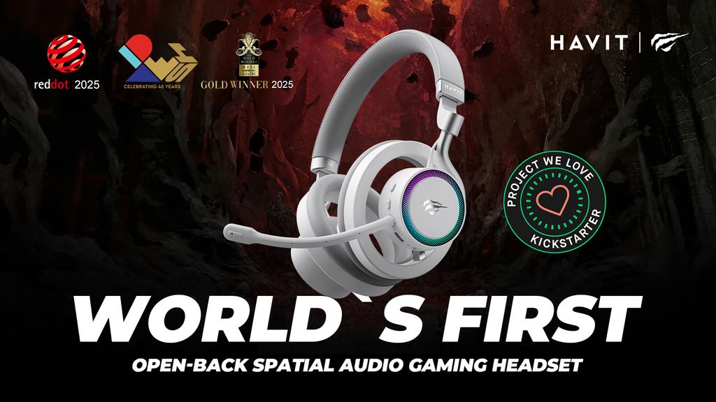 Kickstarter - HAVIT Fuxi-H8 World’s First Open-Back Gaming Headset