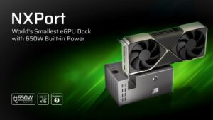 Kickstarter - NXPort - World’s Smallest eGPU Dock with 650W Built-in Power