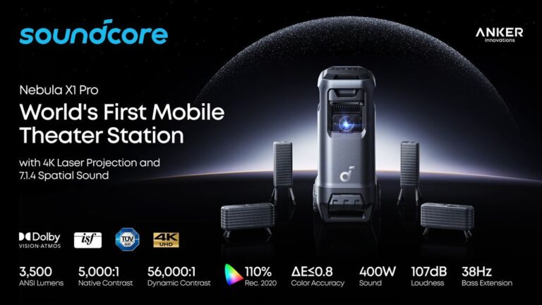 Kickstarter - Nebula X1 Pro - Mobile Theater with 4K Projector