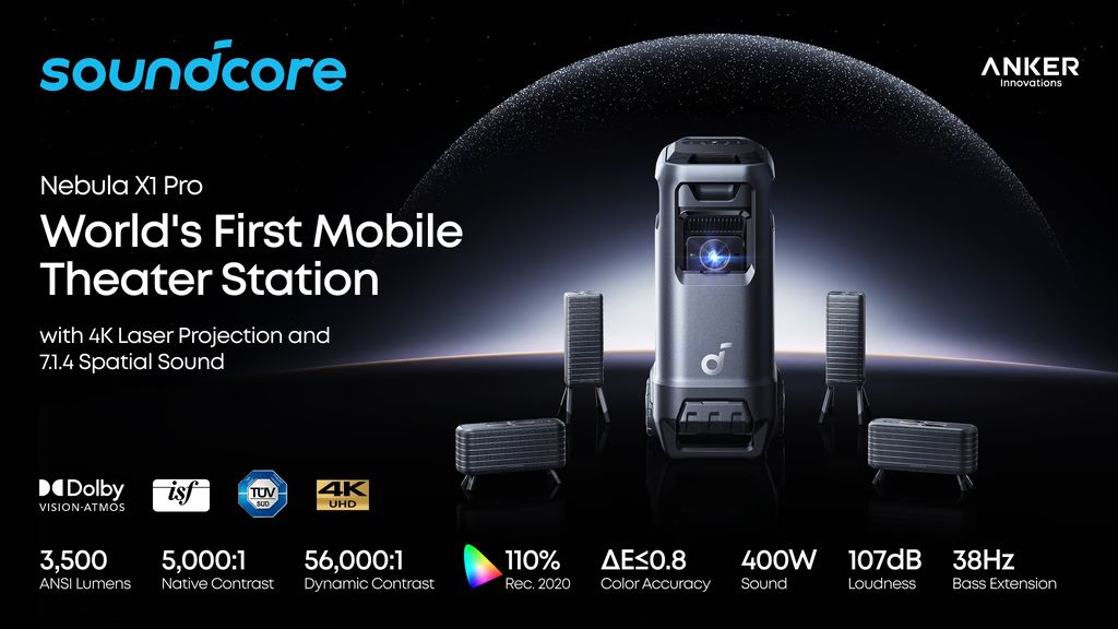 Kickstarter - Nebula X1 Pro - Mobile Theater with 4K Projector