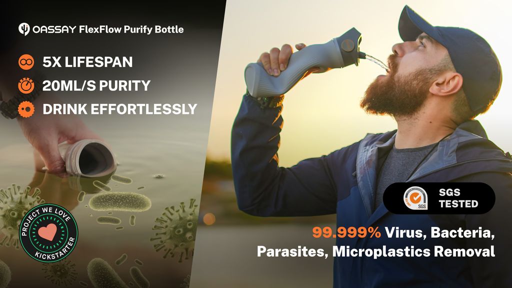 Kickstarter - Oassay World’s First Modular Purifier for Virus-Free Purity