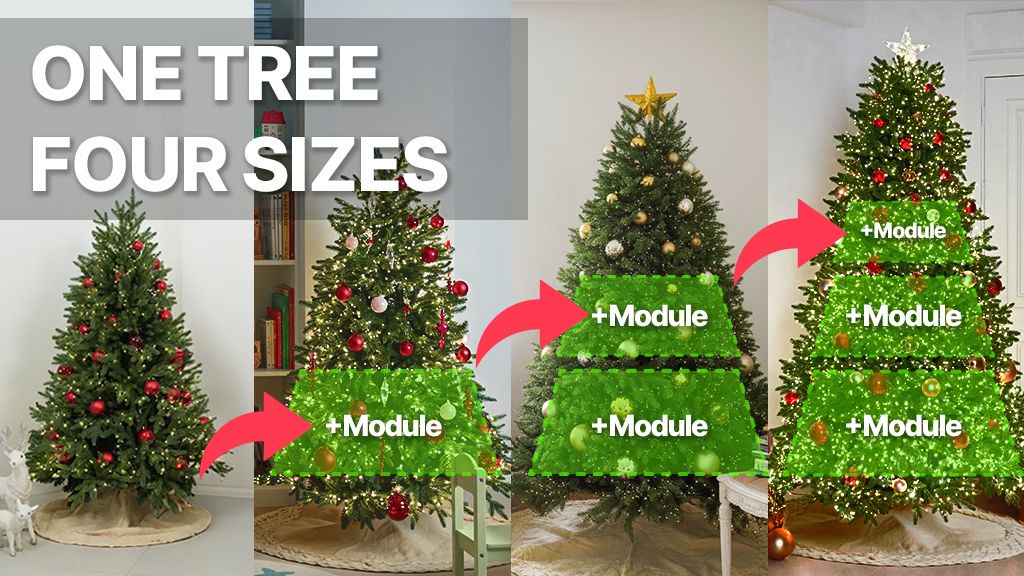 Kickstarter - One Tree, Any Size The Expandable Christmas Tree
