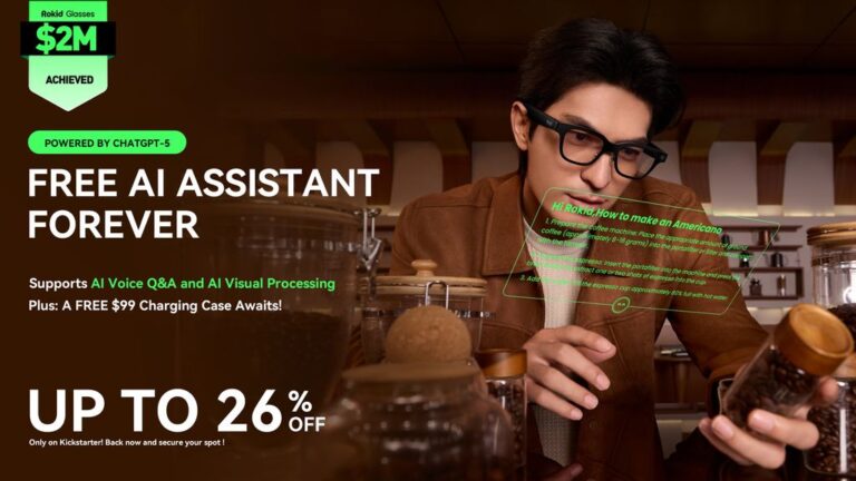 Kickstarter - Rokid Glasses, World's Lightest Full-function AI&AR Glasses