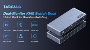 Kickstarter - TadCALO Gen2 Newly Upgraded Dual-Display KVM Docking Station