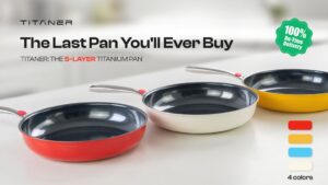 Kickstarter - Titaner 5-Layer Titanium Frying Pan — One Pan for Everything